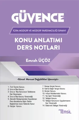GÜVENCE Konu Anlatımlı Ders Notları Emrah Üçöz GÜVENCE Konu Anlatımlı Ders Notları Emrah Üçöz