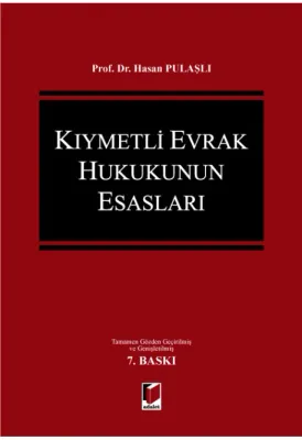 Kıymetli Evrak Hukukunun Esasları