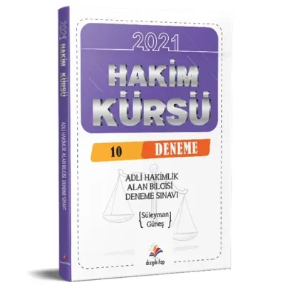 Hakim Kürsü Alan Bilgisi Adli Hakimlik 10 Deneme Süleyman Güneş