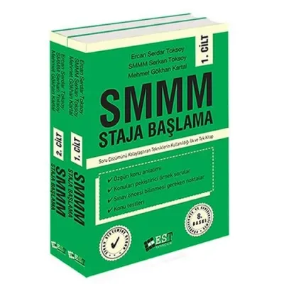 SMMM Staja Başlama (2 Cilt Takım) Ercan Serdar Toksoy