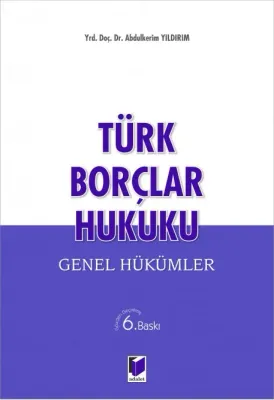 Türk Borçlar Hukuku Genel Hükümler