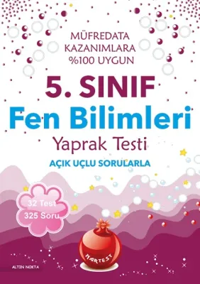 5. Sınıf Fen Bilimleri Yaprak Testi