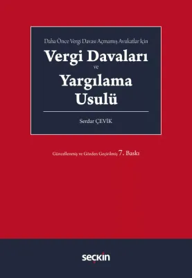 Vergi Davaları ve Yargılama Usulü 7.BASKI
