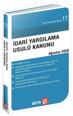 İdari Yargılama Usulü Kanunu - 17 (Cep Boy) Kolektif