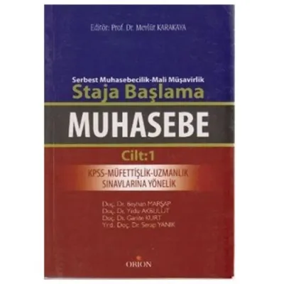 Staja Başlama Muhasebe Cilt 1