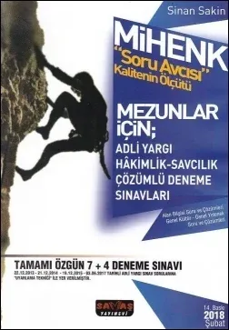 Mezunlar için; Mihenk "Soru Avcısı" Adli Yargı Hakimlik