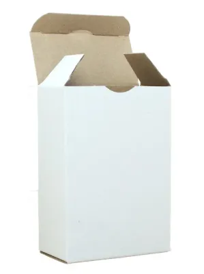 Kilitli Otomatik Beyaz Kutu 18x18x5 cm.