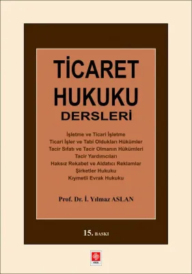 Ticaret Hukuku Dersleri