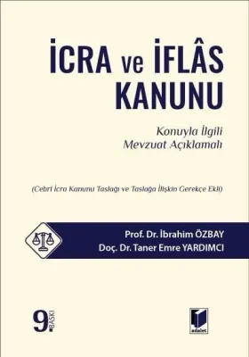 İcra ve İflas Kanunu 9. Baskı İbrahim Özbay