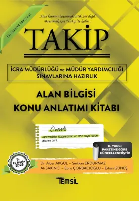 Takip İcra Müdürlüğü ve Müdür Yardımcılığı Sınavlarına Hazırlık Alan B Takip İcra Müdürlüğü ve Müdür Yardımcılığı Sınavlarına Hazırlık Alan B