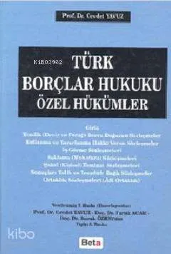 Borçlar Hukuku Özel Hükümler