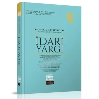 İdari Yargı Konu Anlatımı Altın Seri Ahmet Nohutçu