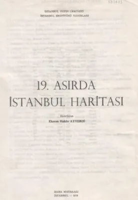 19. Asırda İstanbul Haritası