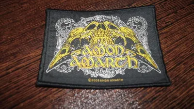 Amon Amarth - Raven Skull Patch