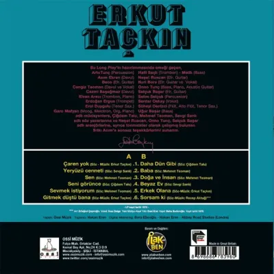 Erkut Taçkın - Erkut Taçkın LP Erkut Taçkın - Erkut Taçkın LP