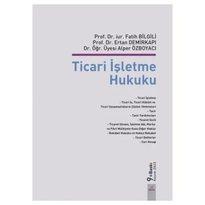 Ticari İşletme Hukuku 9.BASKI