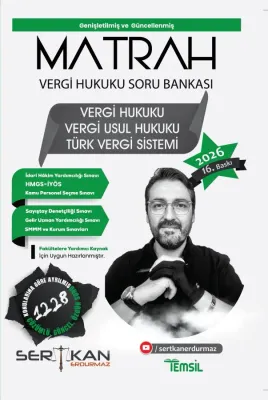 MATRAH Vergi Hukuku, Vergi Usul Hukuku ve TVS Soru Bankası Sertkan Erd MATRAH Vergi Hukuku, Vergi Usul Hukuku ve TVS Soru Bankası Sertkan Erd