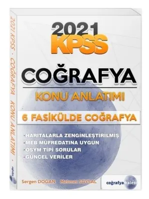 Coğrafya Kalesi 2021 KPSS Coğrafya 6 Fasikülde Konu Anlatımı