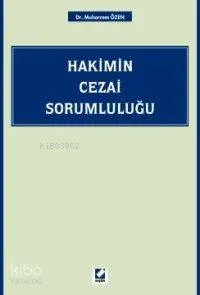 Hakimin Cezai Sorumluluğu