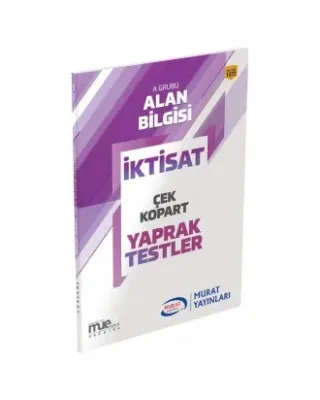 A Grubu İktisat Çek Kopart Yaprak Testler Komisyon