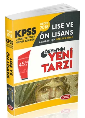 Data 2018 KPSS Lise ve Ön Lisans Tek Kitap Konu Anlatımlı