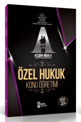 2018 KPSS A Grubu Özel Hukuk Konu Öğretimi %35 indirimli Komisyon