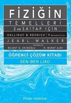 Fiziğin Temelleri 2 ve 3. Kitap İçin Öğrenci Çözüm Kitabı Jearl Walker