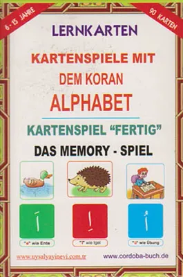 LERNKARTEN - Kartenspiele mit dem Koran Alphabet