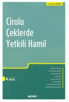 Cirolu Çeklerde Yetkili Hamil 4.BASKI Cirolu Çeklerde Yetkili Hamil 4.BASKI