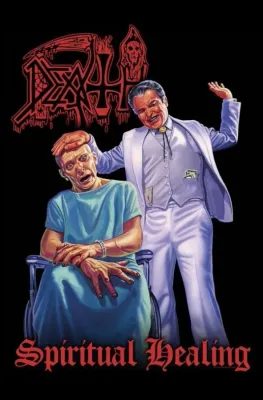 Death 'Spiritual Healing' Textile Poster