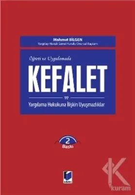 Kefalet ve Yargılama Hukukuna İlişkin Uyuşmazlıklar (Ciltli) Adalet Ya