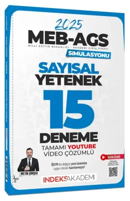 2025 MEB-AGS Simülasyonu Sayısal Yetenek 15 Deneme Çözümlü Metin Şimşe