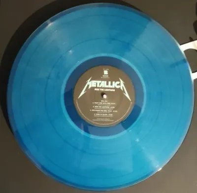 Metallica – Ride The Lightning (Electric Blue Vinyl) LP Metallica – Ride The Lightning (Electric Blue Vinyl) LP
