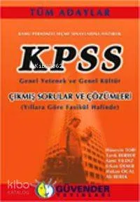 Kpss Genel Yetenek Genel ve Kültür Çıkmış Sorular ve Çözümleri