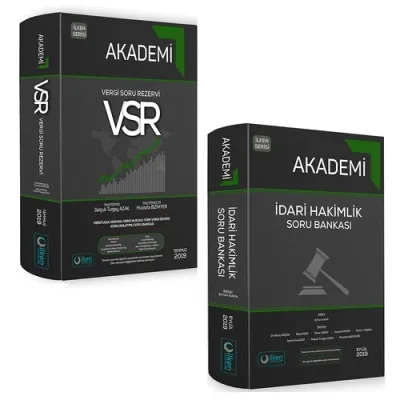 Akademi İdari Hakimlik Soru Bankası + VSR 2 li Set Çözümlü 2019