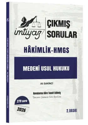 İmtiyaz Medeni Usul Hukuku - Çıkmış Sorular