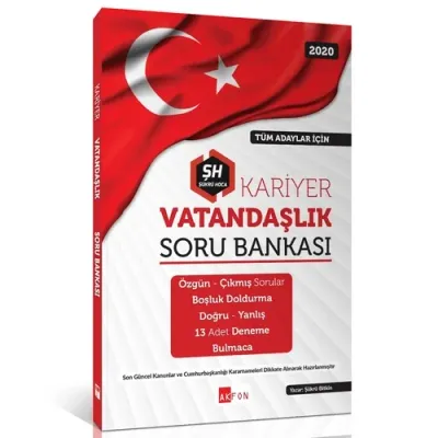 Kariyer Vatandaşlık Soru Bankası Şükrü Bitkin