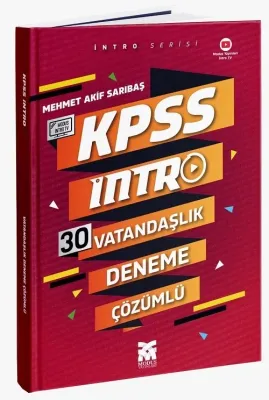 KPSS Vatandaşlık İntro 30 Deneme