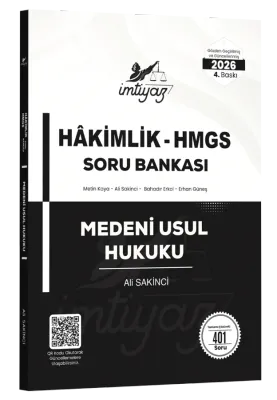 İMTİYAZ Medeni Usul Hukuku Soru Bankası