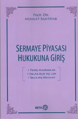Sermaye Piyasası Hukukuna Giriş