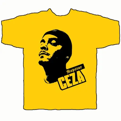 Ceza - Rapstar (Sarı) T-shirt Ceza - Rapstar (Sarı) T-shirt