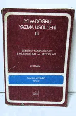 İYİ VE DOĞRU YAZMA USULLERİ III