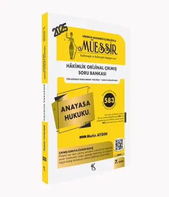 MÜESSİR Anayasa Hukuku Soru Bankası Metin Aydın
