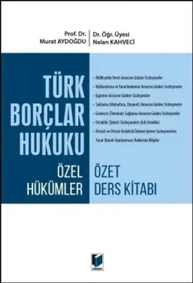 Türk Borçlar Hukuku Özel Hükümler