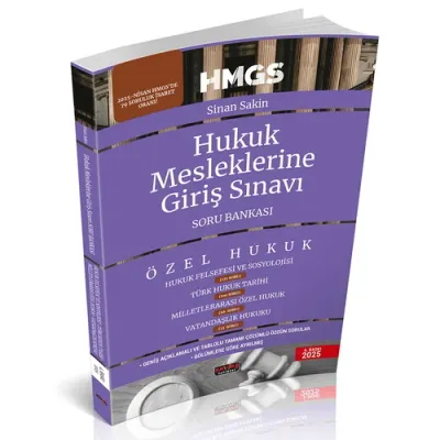 HMGS Hukuk Felsefesi ve Sosyolojisi Türk Hukuk Tarihi Milletlerarası Özel Hukuk Soru Bankası 4.BASKI