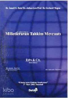 Milletlerarası Tahkim Mevzuatı
