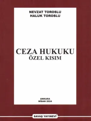 Ceza Hukuku Özel Kısım 12.BASKI