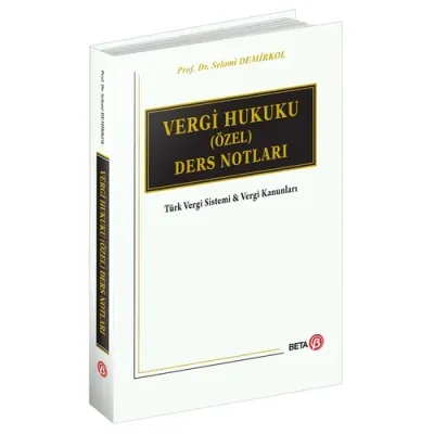 Vergi Hukuku (Özel) Ders Notları