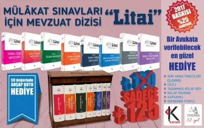 Litai Mevzuat Dizisi Ahşap Kutu Hediyeli (8'Lİ)
