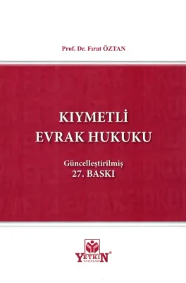 Kıymetli Evrak Hukuku 27.BASKI